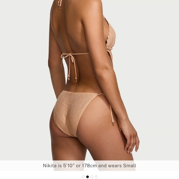 Victoria Secret NWTs Crochet String Bikini - Picture 4 of 6